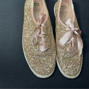 Kate spade glitter keds sz 8